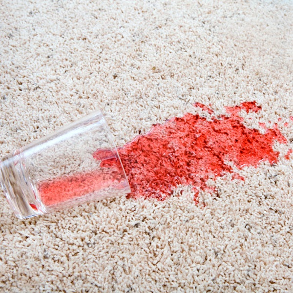 get red dye out of carpet