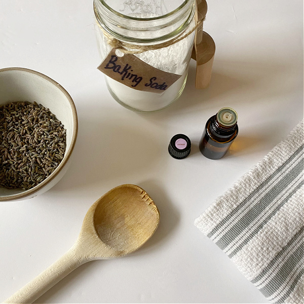 leave baking soda on carpet