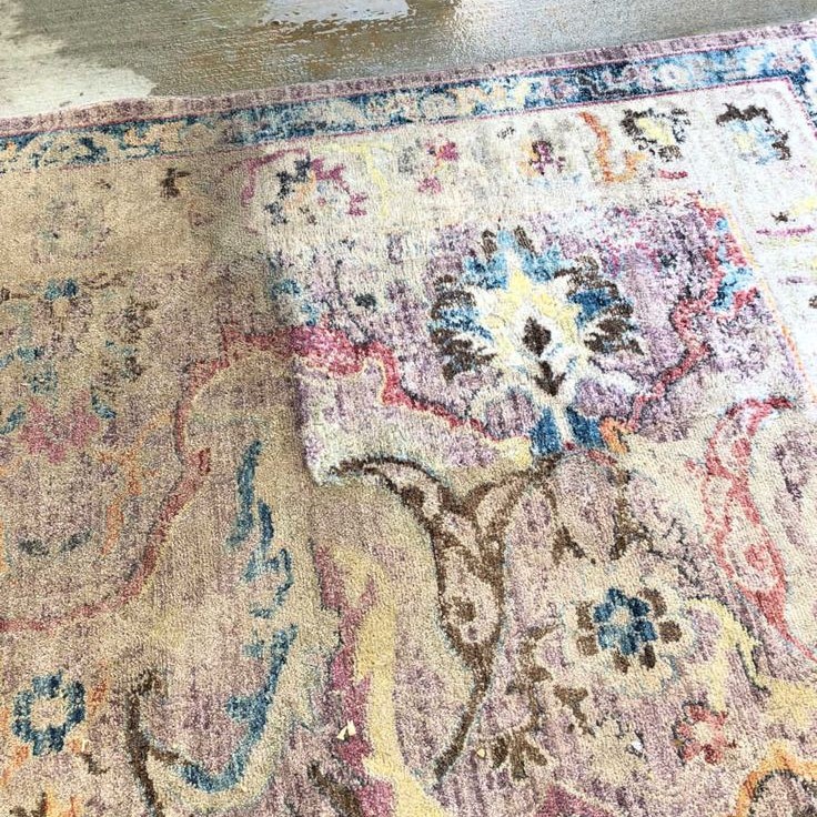 DIY rug cleaning