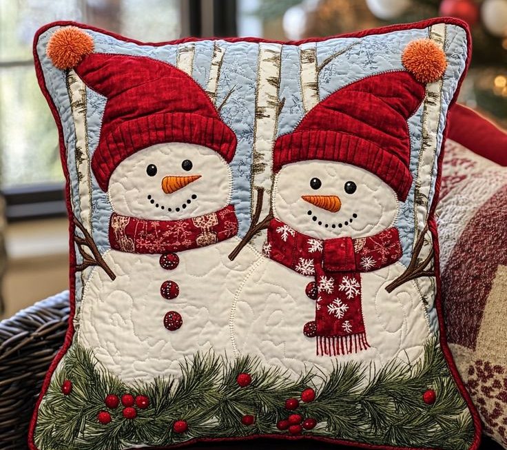 Snowman Pillow