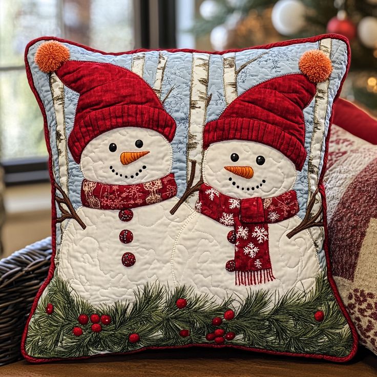 Snowman Pillow