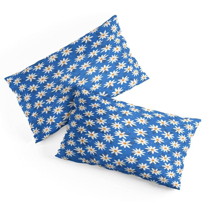 Blue pillowcase