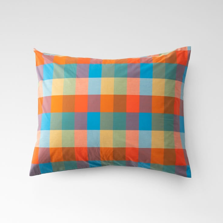 Woven Plaid Pillow Sham